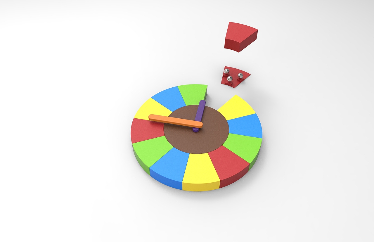 磁性积木拼装钟表