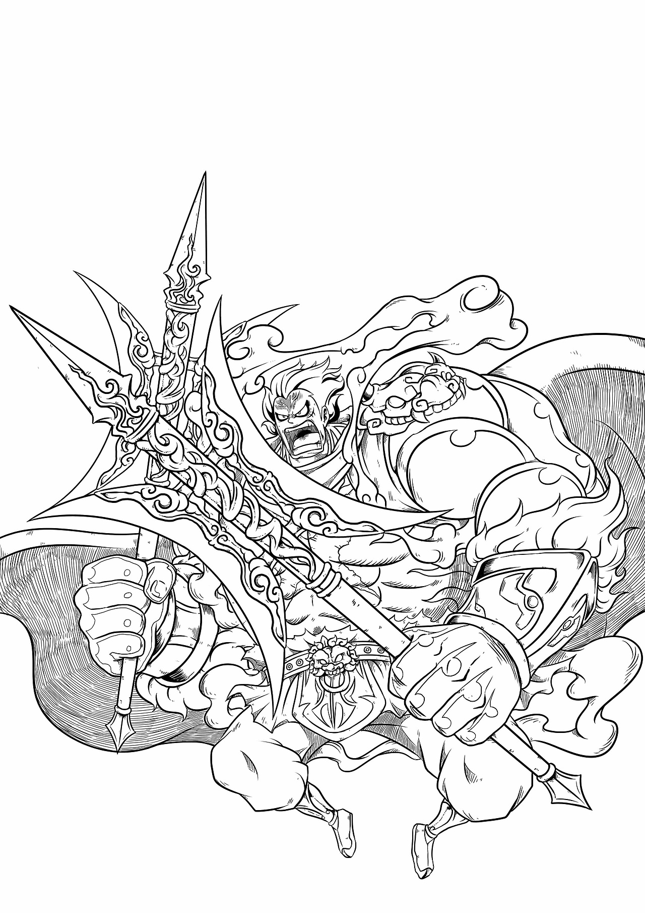 海贼王路飞四档典韦