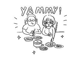 国庆小漫画日记