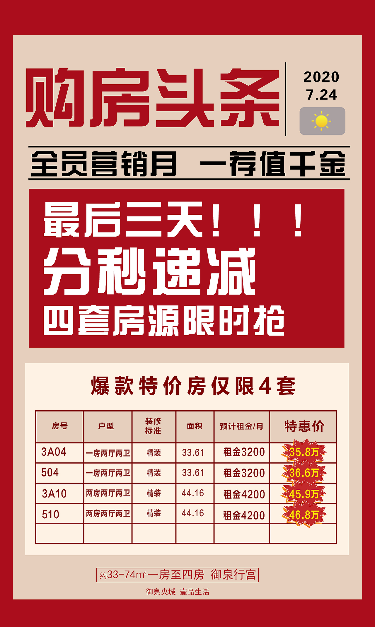 特价房源 房地产（图ZMjE5ODg4MjM2） - 海报 - 站酷设计师平面设计秦子麟原创素材 - 站酷ZCOOL