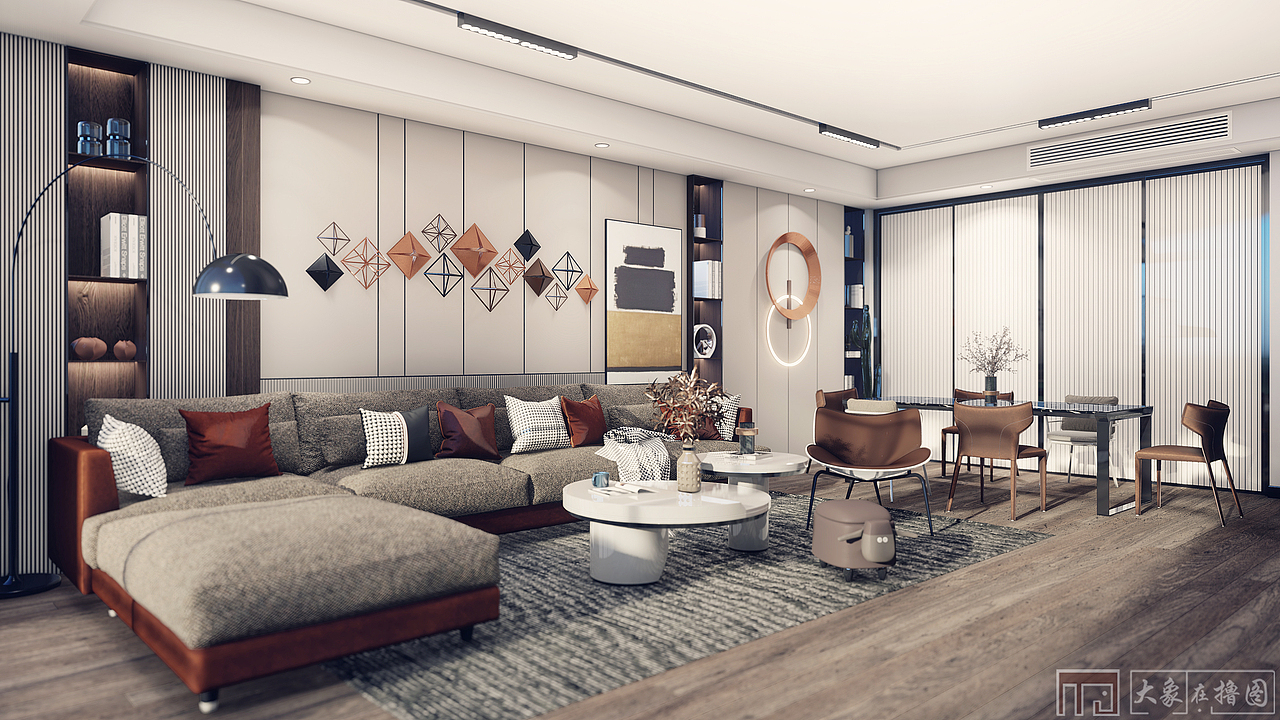 lumion室内空间|空间|家装设计|大象在撸图_原创作品-站酷zcool