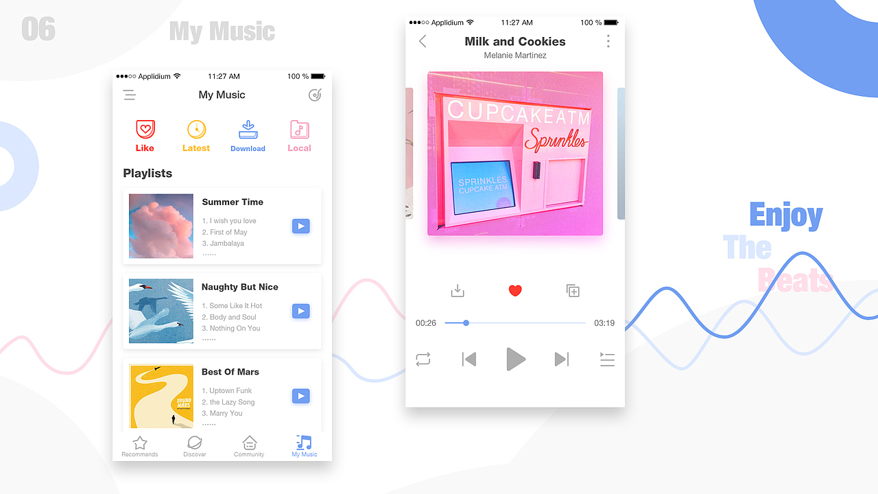 PureSound 音乐app（概念设计）