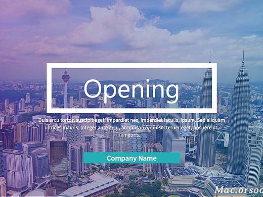 时尚精美欧美杂志风PPT模板