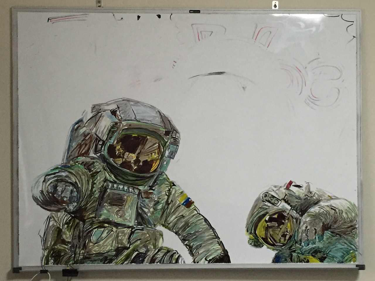 宇航员×3（图ZNDg5MzI0Njg=） - 新锐潮流插画 - 站酷设计师Evemen原创素材 - 站酷ZCOOL