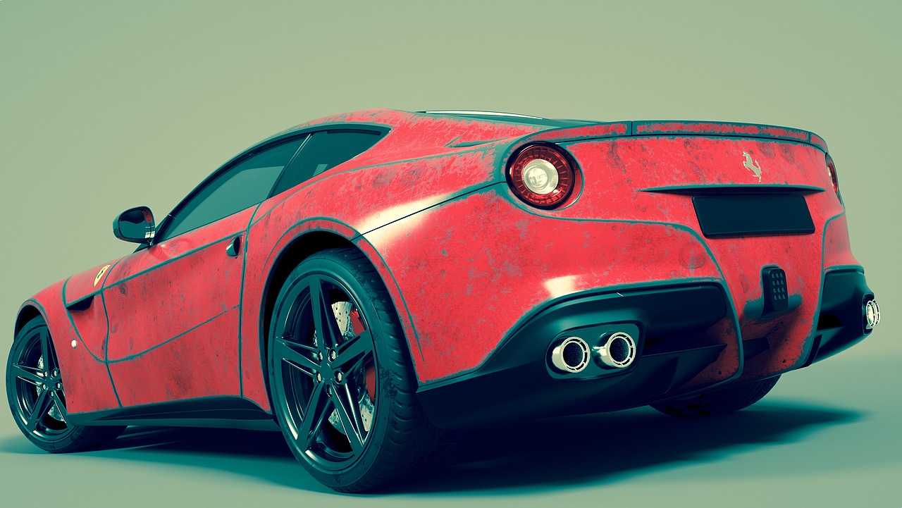 法拉利跑车渲染（图ZMjEwMDIwODMy） - 机械/交通 - 站酷设计师Happenatw原创素材 - 站酷ZCOOL