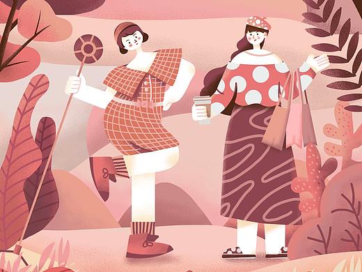 最近的商业插画