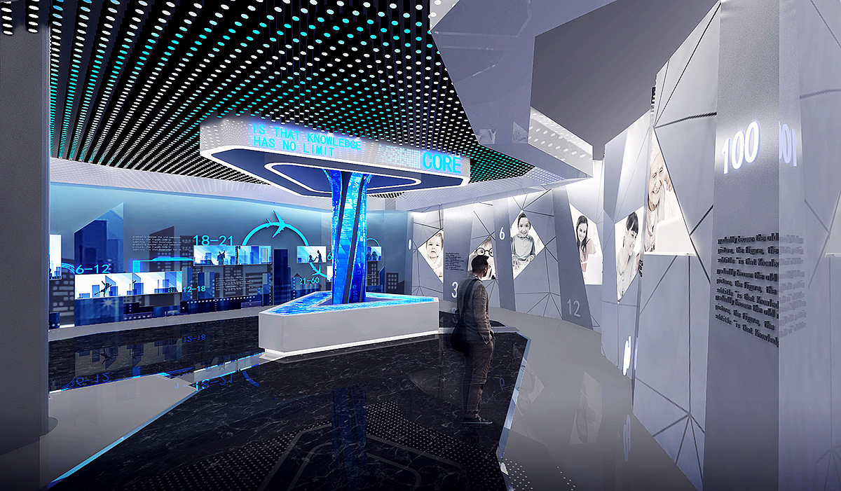 教育类科技展厅（图ZMjQ5Nzk5NDQw） - 建筑/空间 - 站酷设计师PG1666原创素材 - 站酷ZCOOL