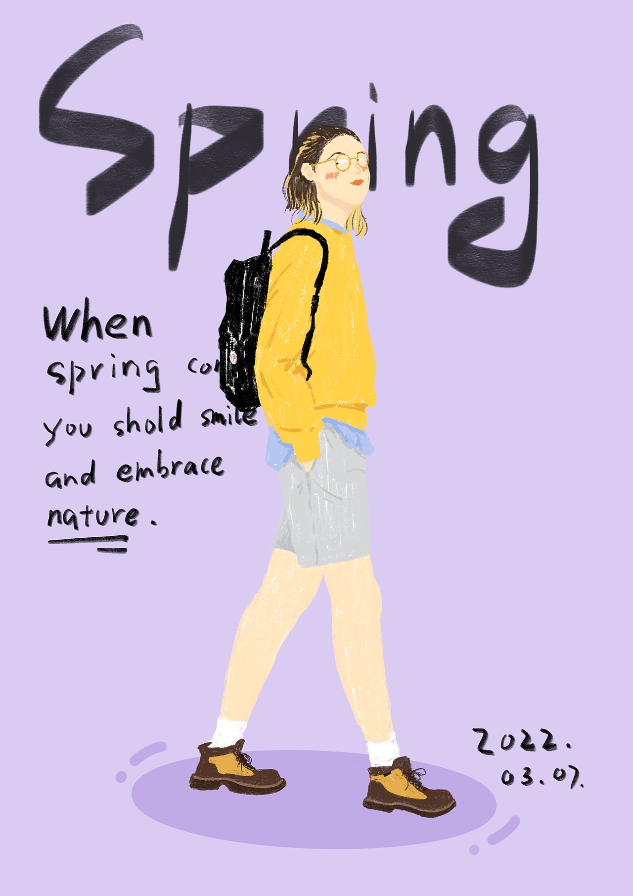 【插画】集齐九张咯