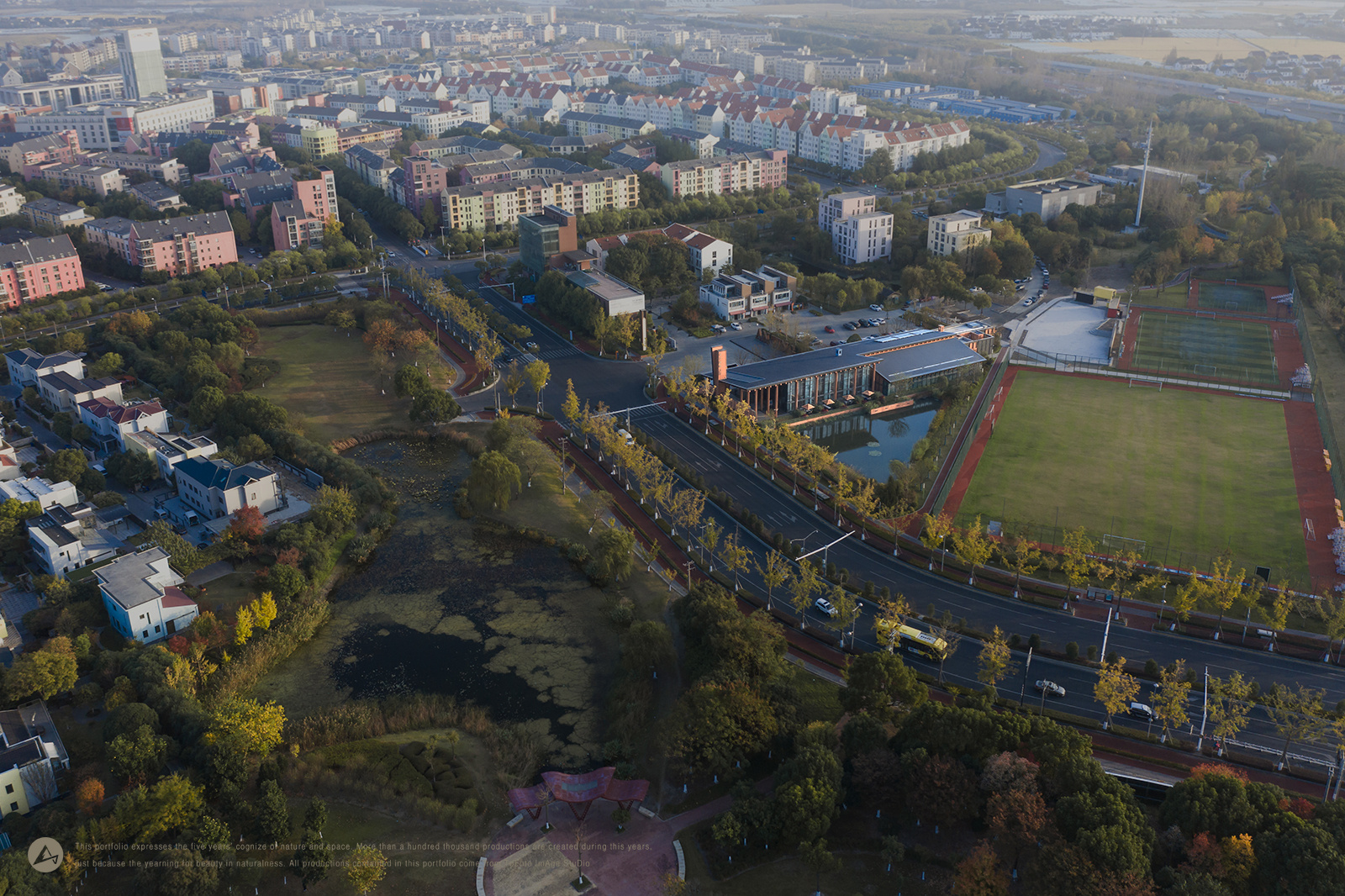 「建筑摄影」万科安亭新镇鸟览图