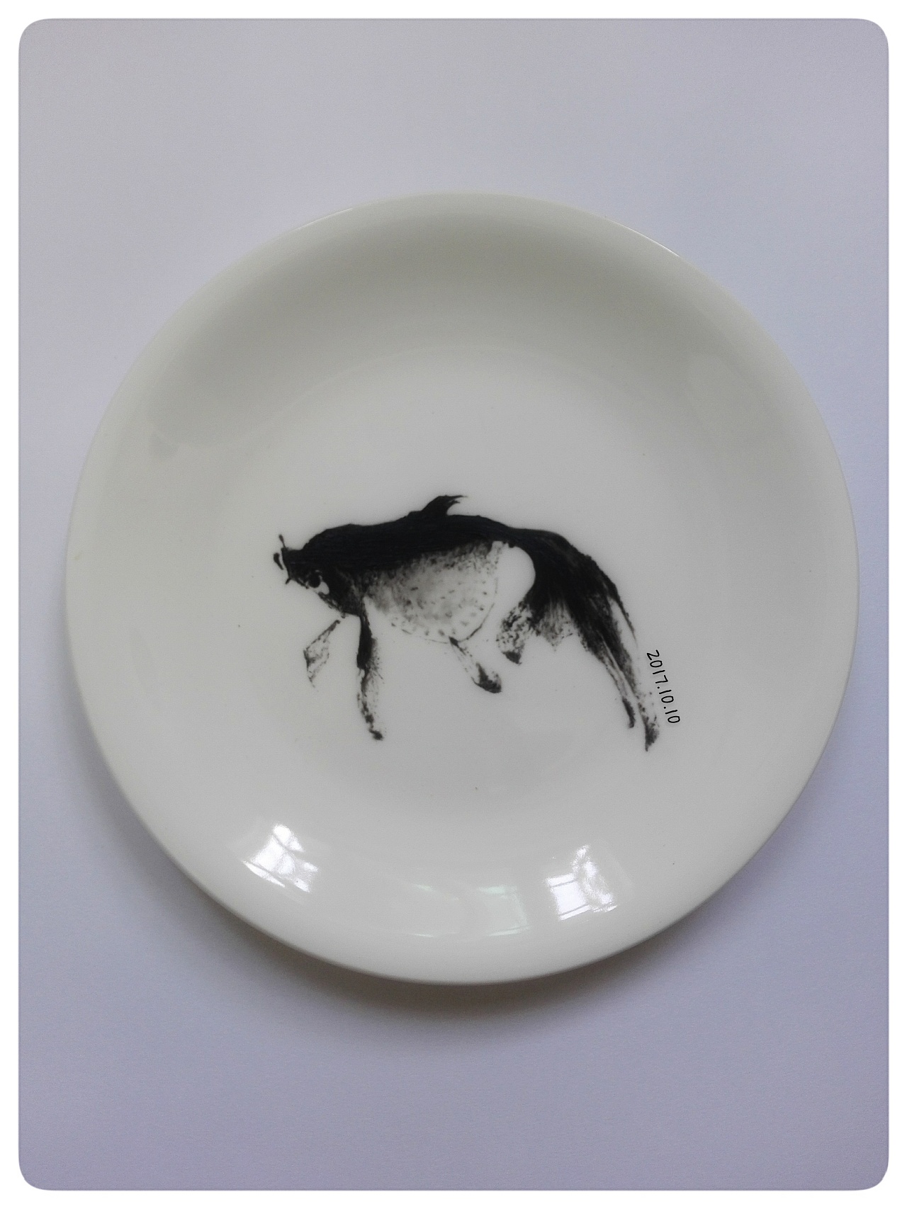 盘中画-《金鱼》