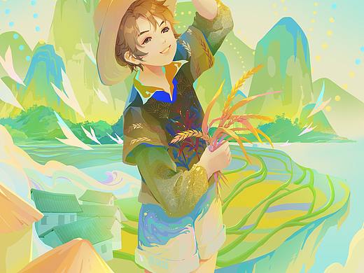 国潮芒种十二节气