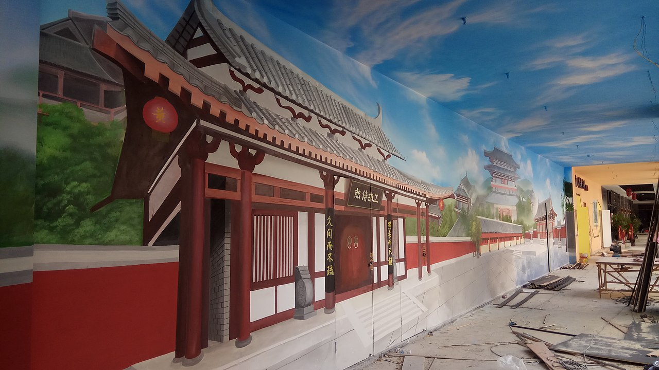 室外3D立体墙绘（图ZMjYyNzI0NzMy） - 绘画 - 站酷设计师Z00275331原创素材 - 站酷ZCOOL