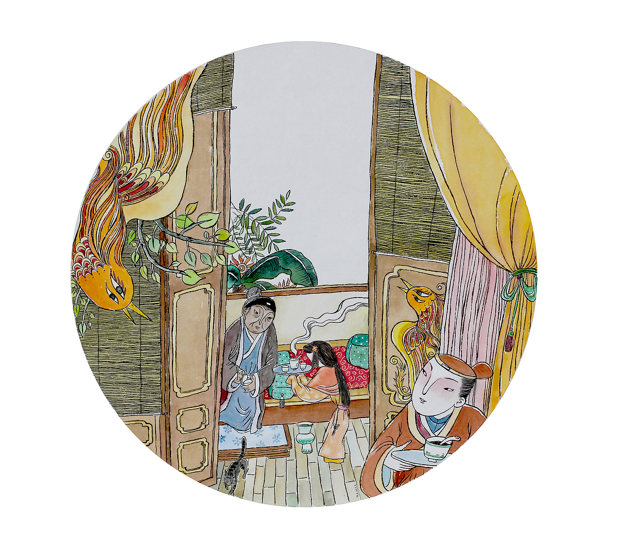 聊斋——聂小倩（图ZMjUyNDkzNTQw） - 艺术插画 - 站酷设计师呼啦呼啦圈原创素材 - 站酷ZCOOL