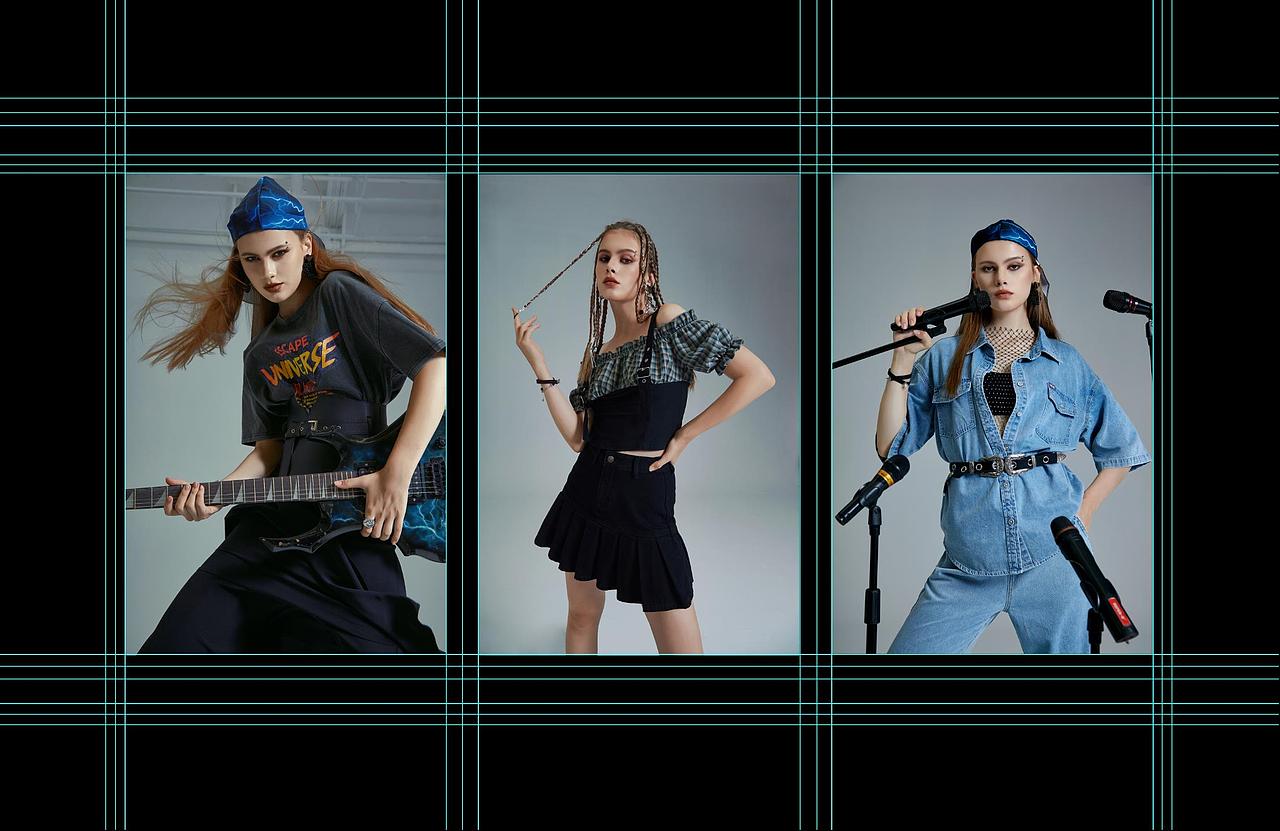 白底LOOKBOOK拍摄 | 朋克乐队（图ZMjg4MjY4OTQ0） - 人像摄影 - 站酷设计师欧Wing原创素材 - 站酷ZCOOL