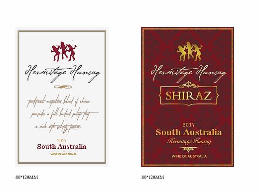 红酒标,临摹练习