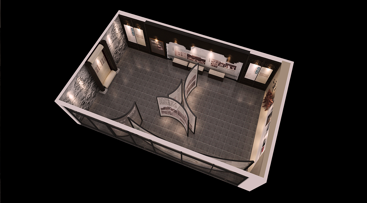 历史文化展厅（图ZMjcyMTg1MzY0） - 场景 - 站酷设计师Z15654081原创素材 - 站酷ZCOOL