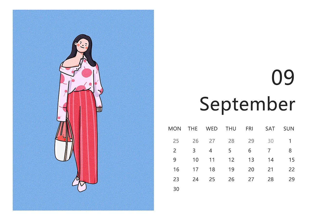 描邊風(fēng)格日歷（圖ZMjY4MzkyODky） - 創(chuàng)作習(xí)作 - 站酷設(shè)計(jì)師會(huì)繪畫屋原創(chuàng)素材 - 站酷ZCOOL