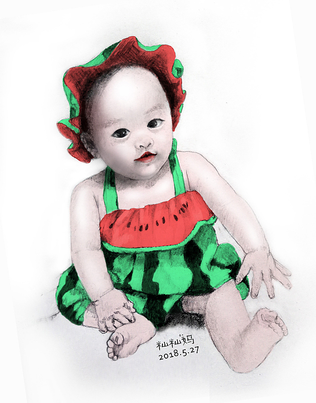 籼宝宝（图ZMTIyMjEwNTg4） - 绘画 - 站酷设计师5毛8角原创素材 - 站酷ZCOOL