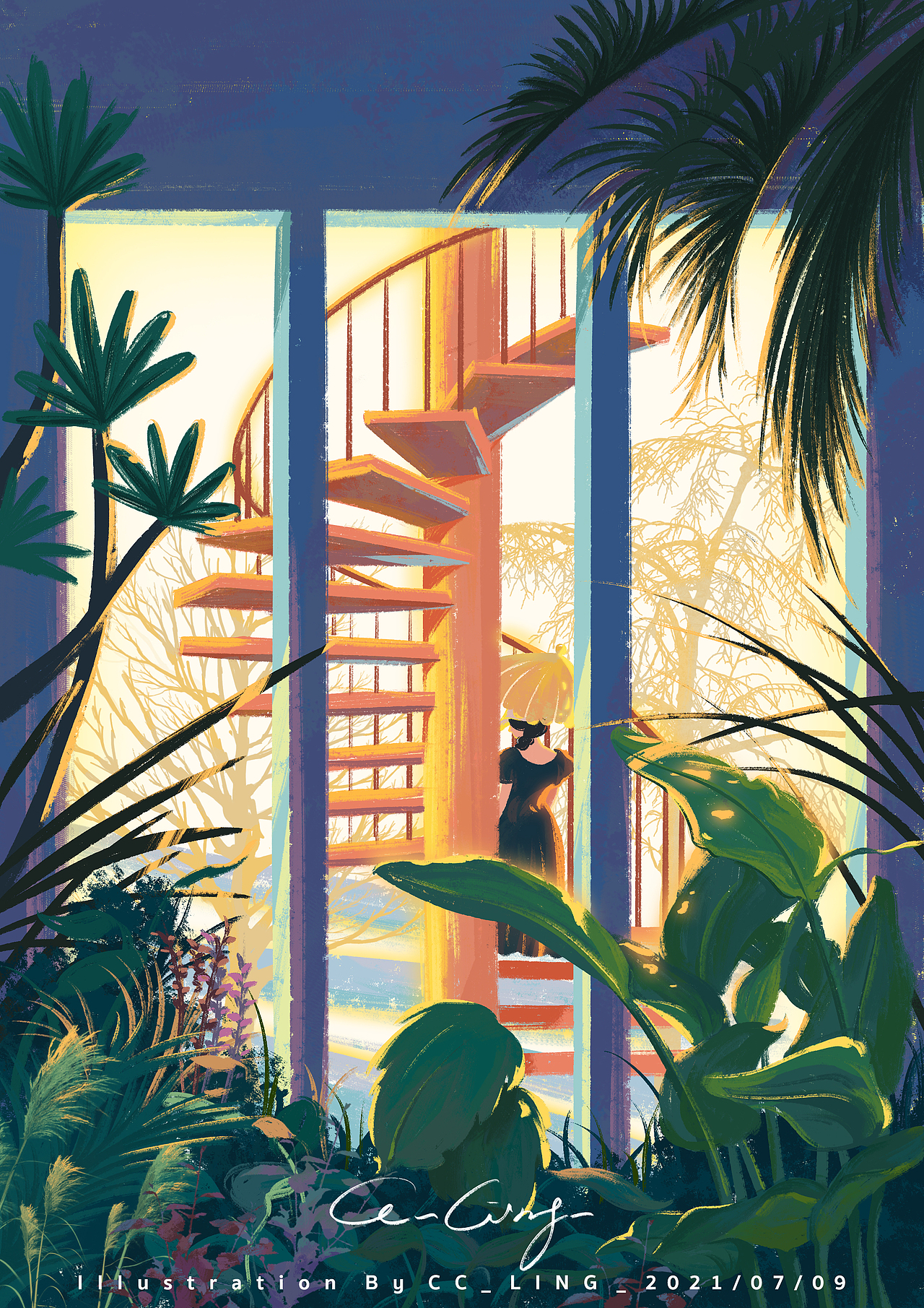 夏日笔记（图ZMjY2ODUwMjM2） - 创作习作 - 站酷设计师CC_LING_原创素材 - 站酷ZCOOL