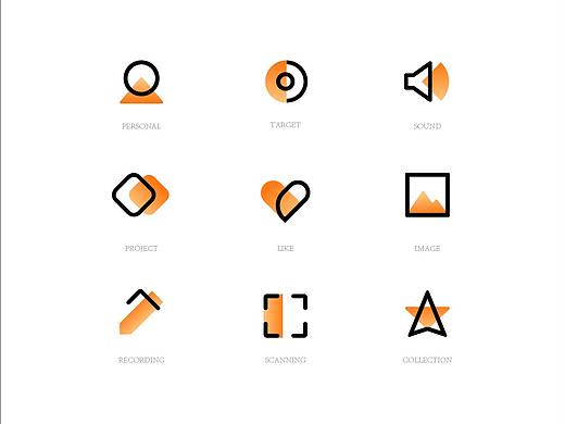 线面结合icon
