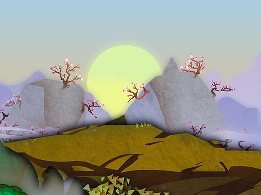 纸片场景—花果山