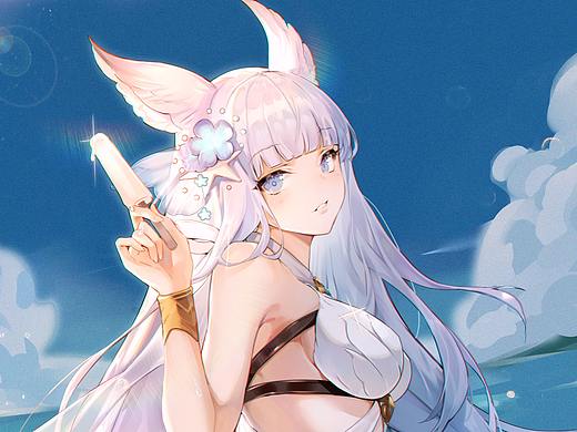 碧蓝幻想 泳装可瓦露