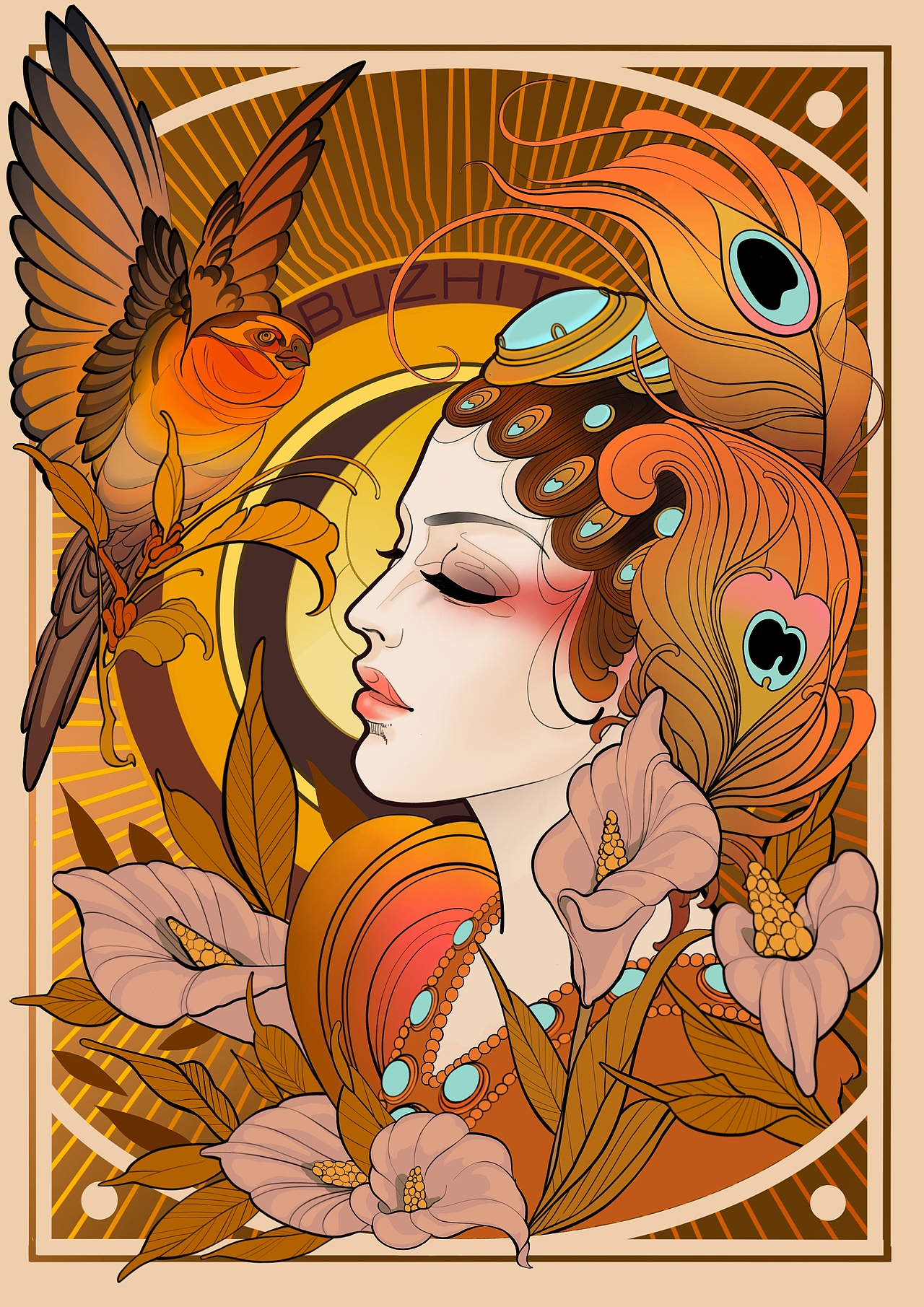 整理之前的原创纹身手稿再做一个小合集（图ZMzA4MTg0OTQ0） - 艺术插画 - 站酷设计师不止BZTATTOO馒頭原创素材 - 站酷ZCOOL