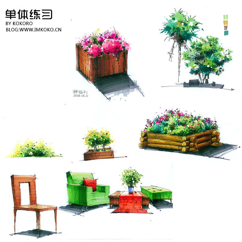 08年的一些马克笔手绘作品（图ZOTI0OTky） - 其他 - 站酷设计师ikokoro原创素材 - 站酷ZCOOL