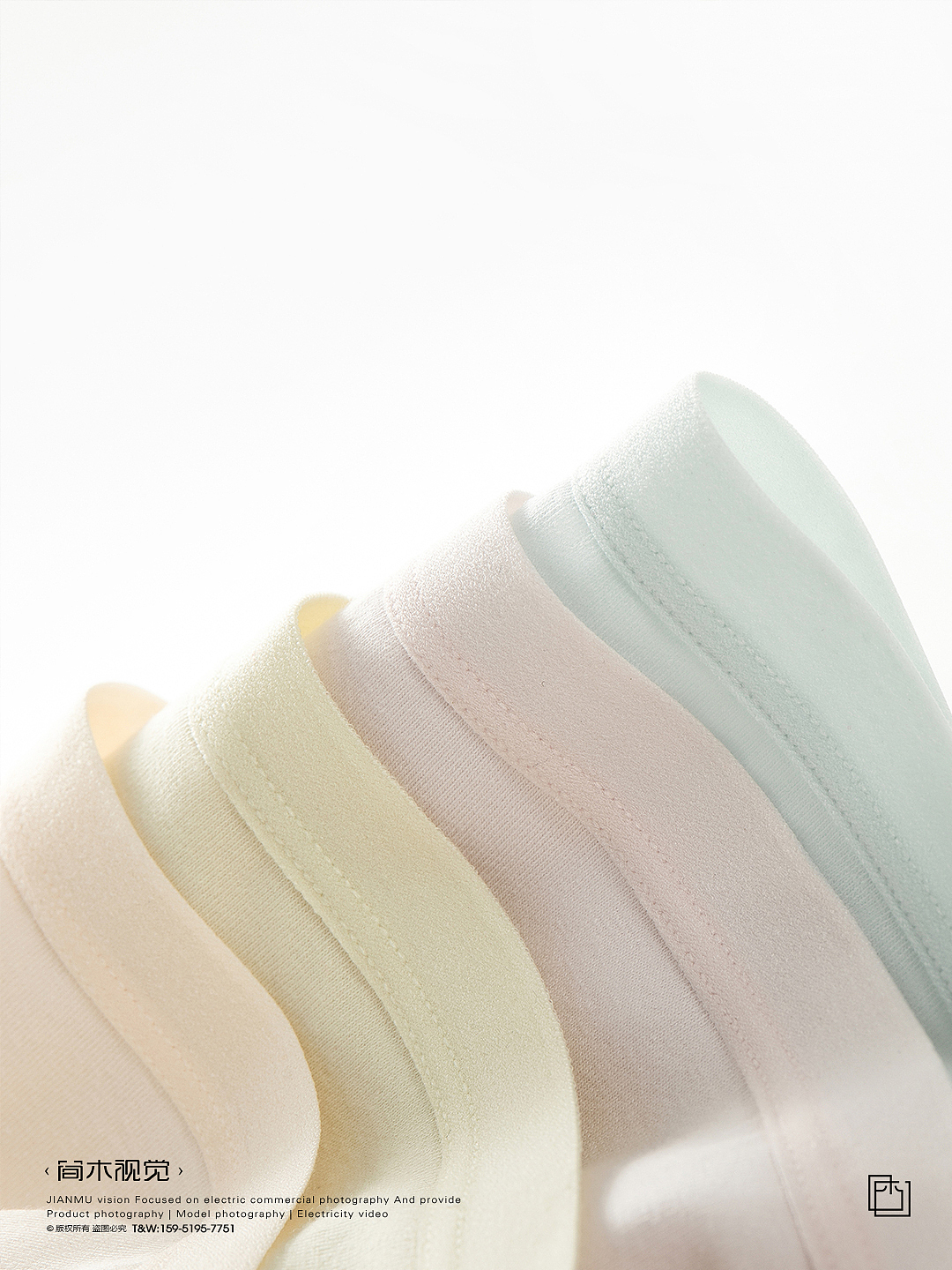 女士内裤产品摄影丨简木视觉 内衣暖色调 商业电商摄影