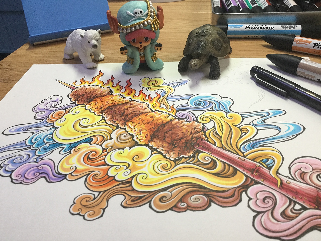 近期两幅 手绘商业插图