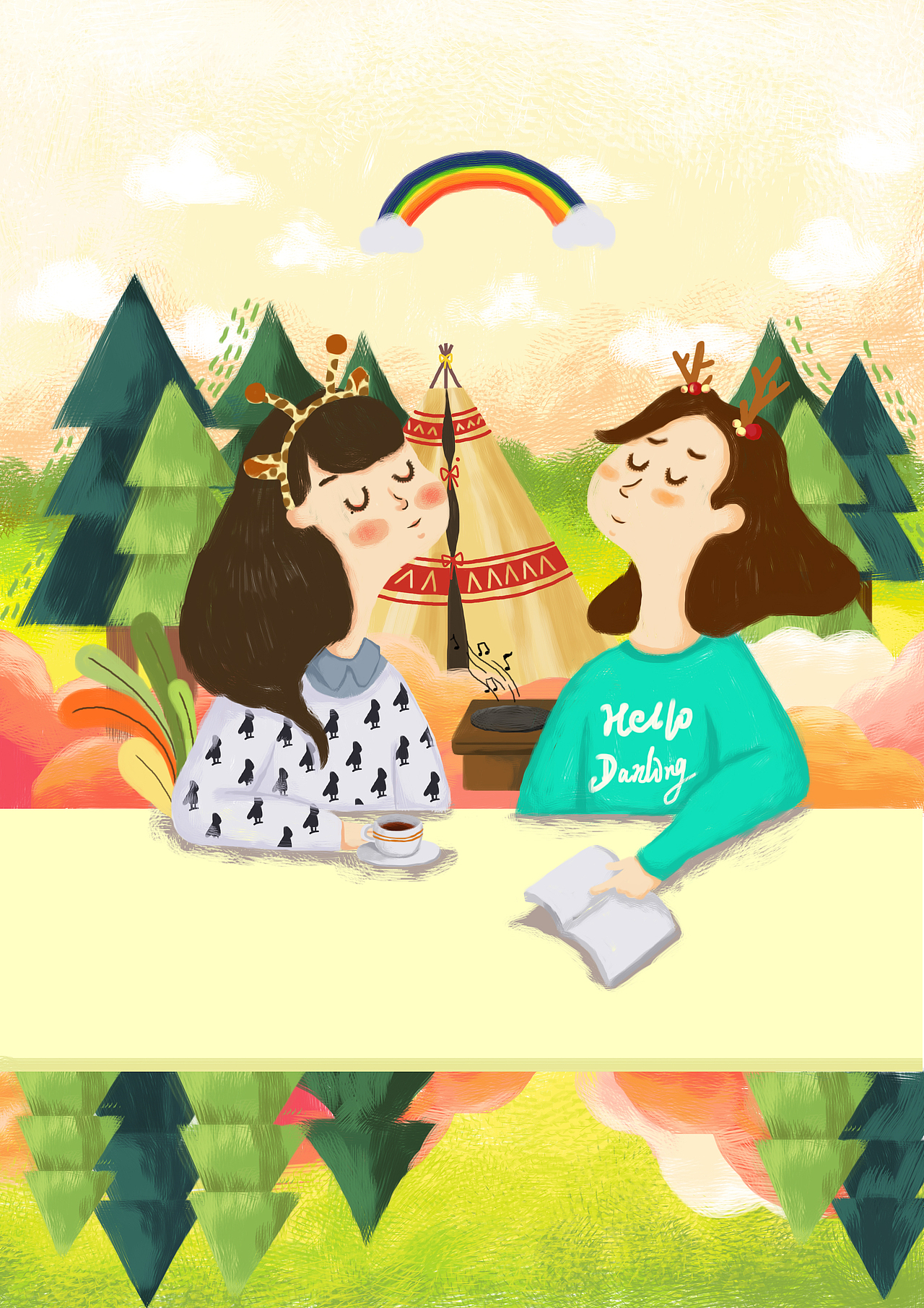 致闺蜜（图ZNDk5ODkzMTI=） - 创作习作 - 站酷设计师cmd模子原创素材 - 站酷ZCOOL