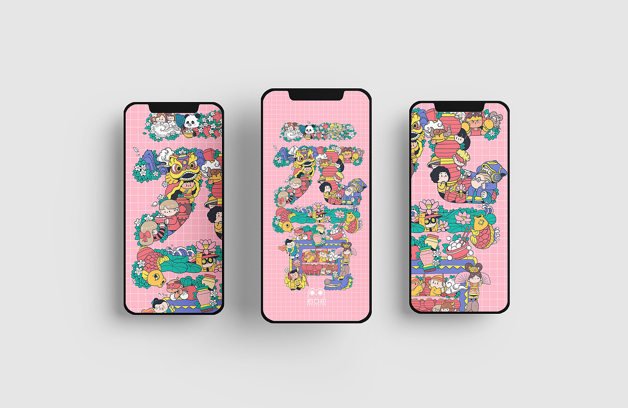 闹元宵插画（图ZMjQzMjU5NDMy） - 商业插画 - 站酷设计师泗口沺原创素材 - 站酷ZCOOL