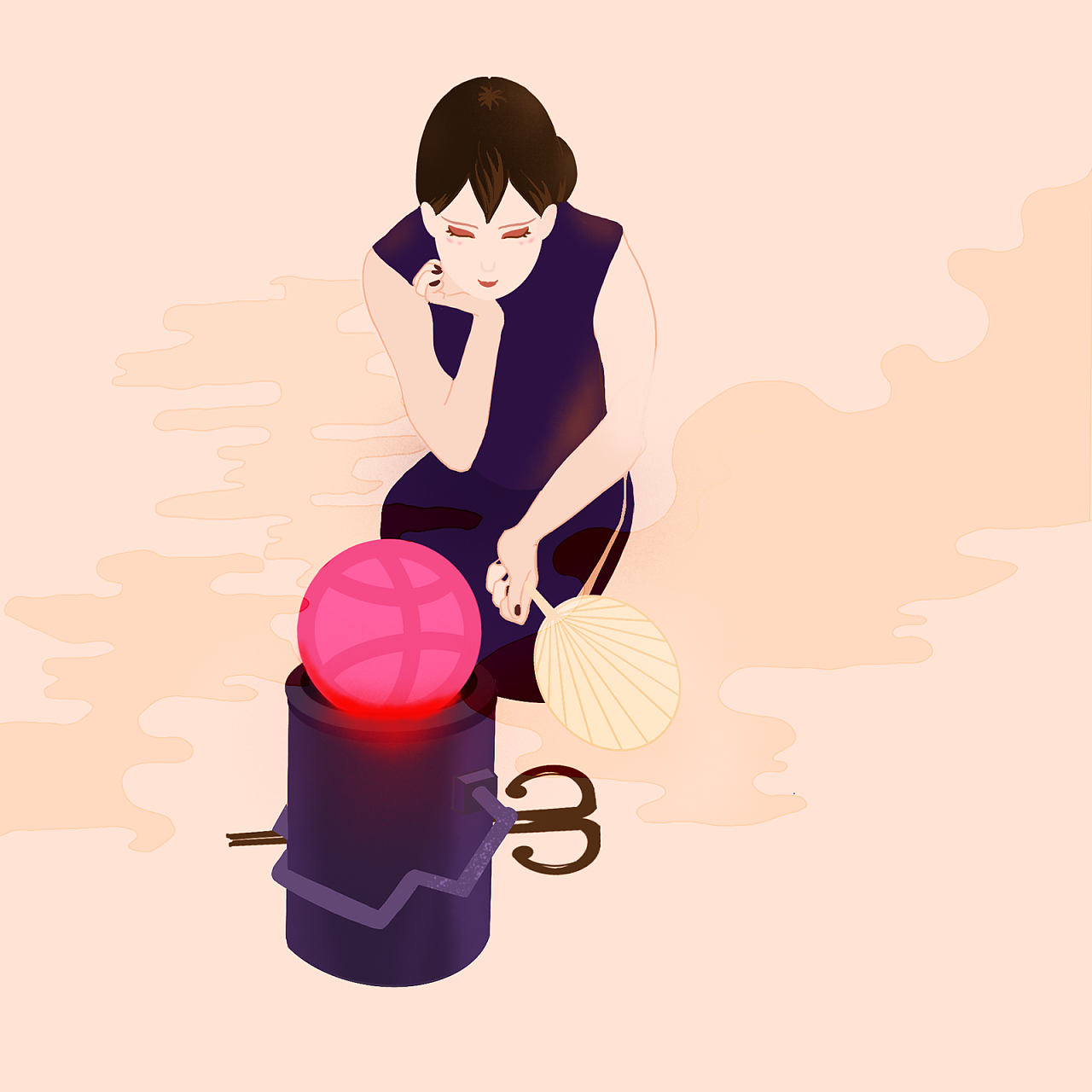 procreate插画-老上海