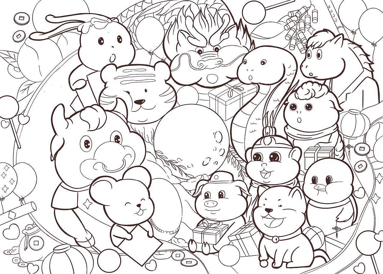 万人万创——插画作品（图ZMjQwODk4MDQ4） - 商业插画 - 站酷设计师包包爱画画原创素材 - 站酷ZCOOL