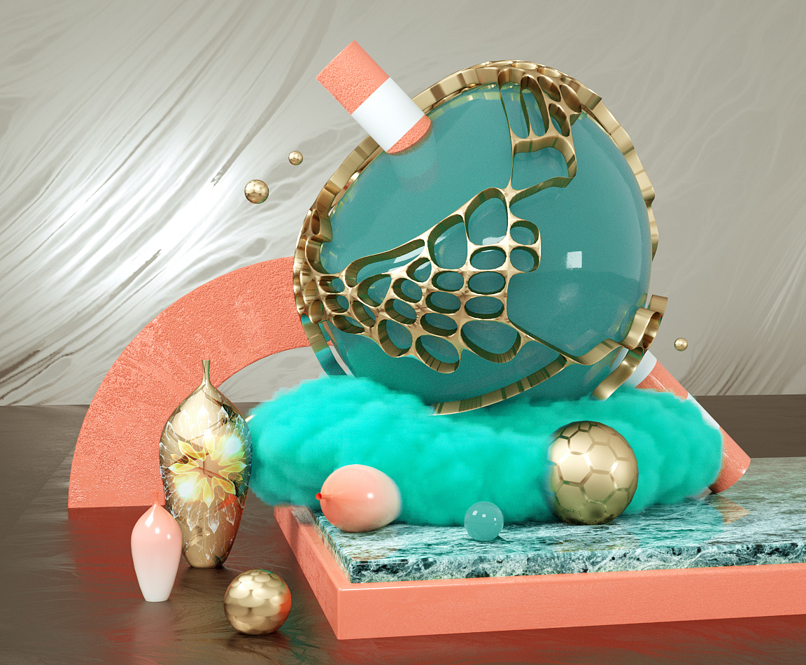 C4D\2018年度总结（图ZMTQwOTIyNDIw） - 场景 - 站酷设计师Thomas__原创素材 - 站酷ZCOOL