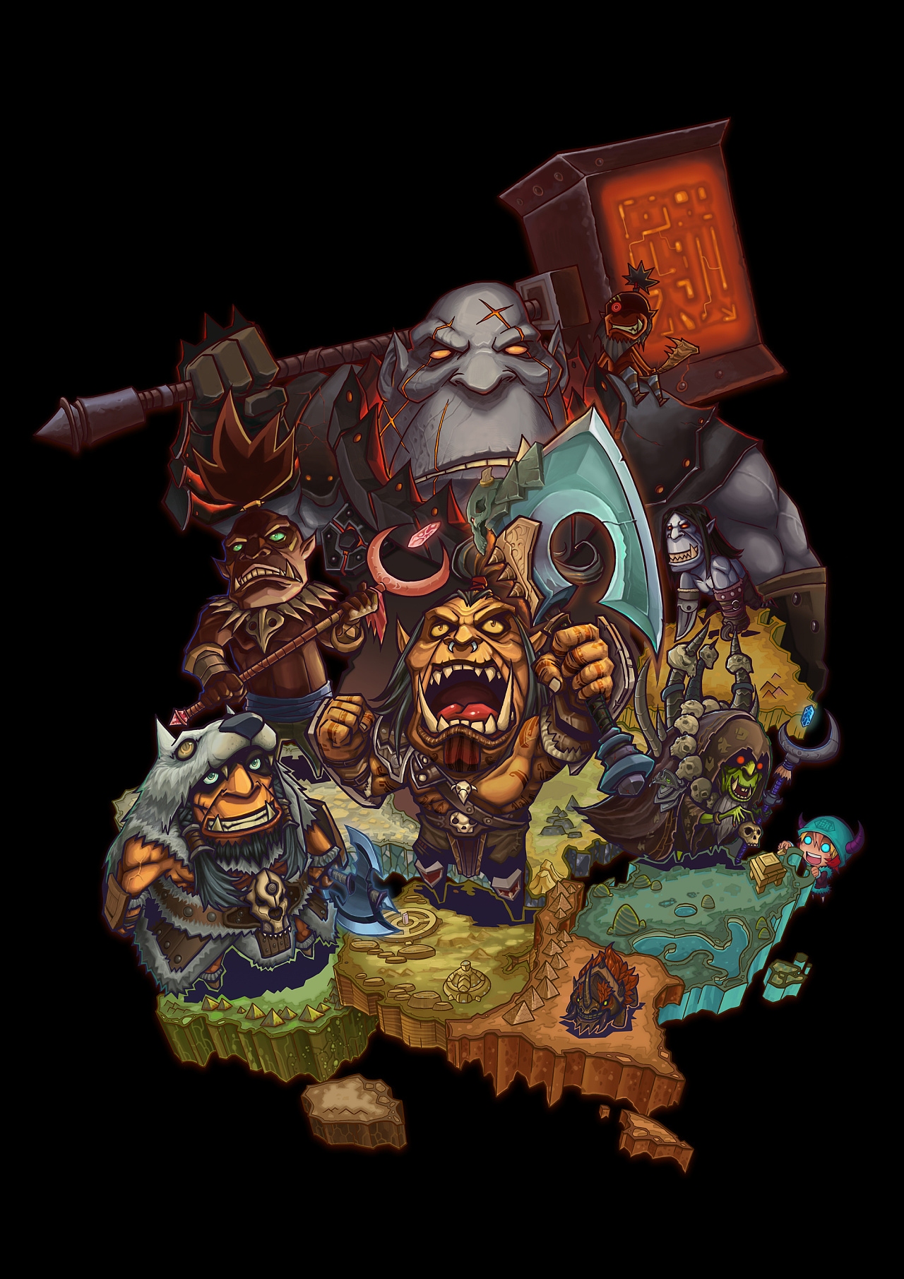 魔兽世界 德拉诺之王 绘画大赛参赛作品