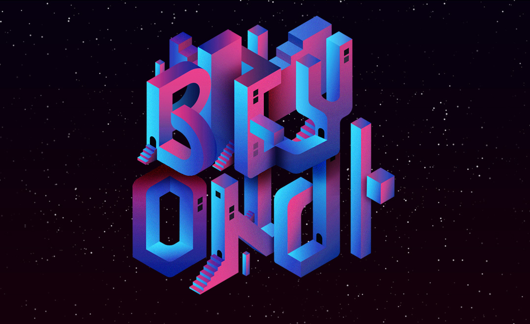 2.5d字体场景临摹