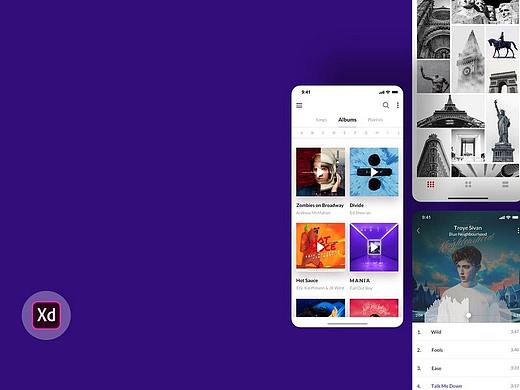 2019年Adobe XD UI套件和模板