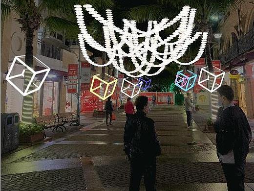 城市广场商业综合体户外树木包装亮化定制工厂铭星厂