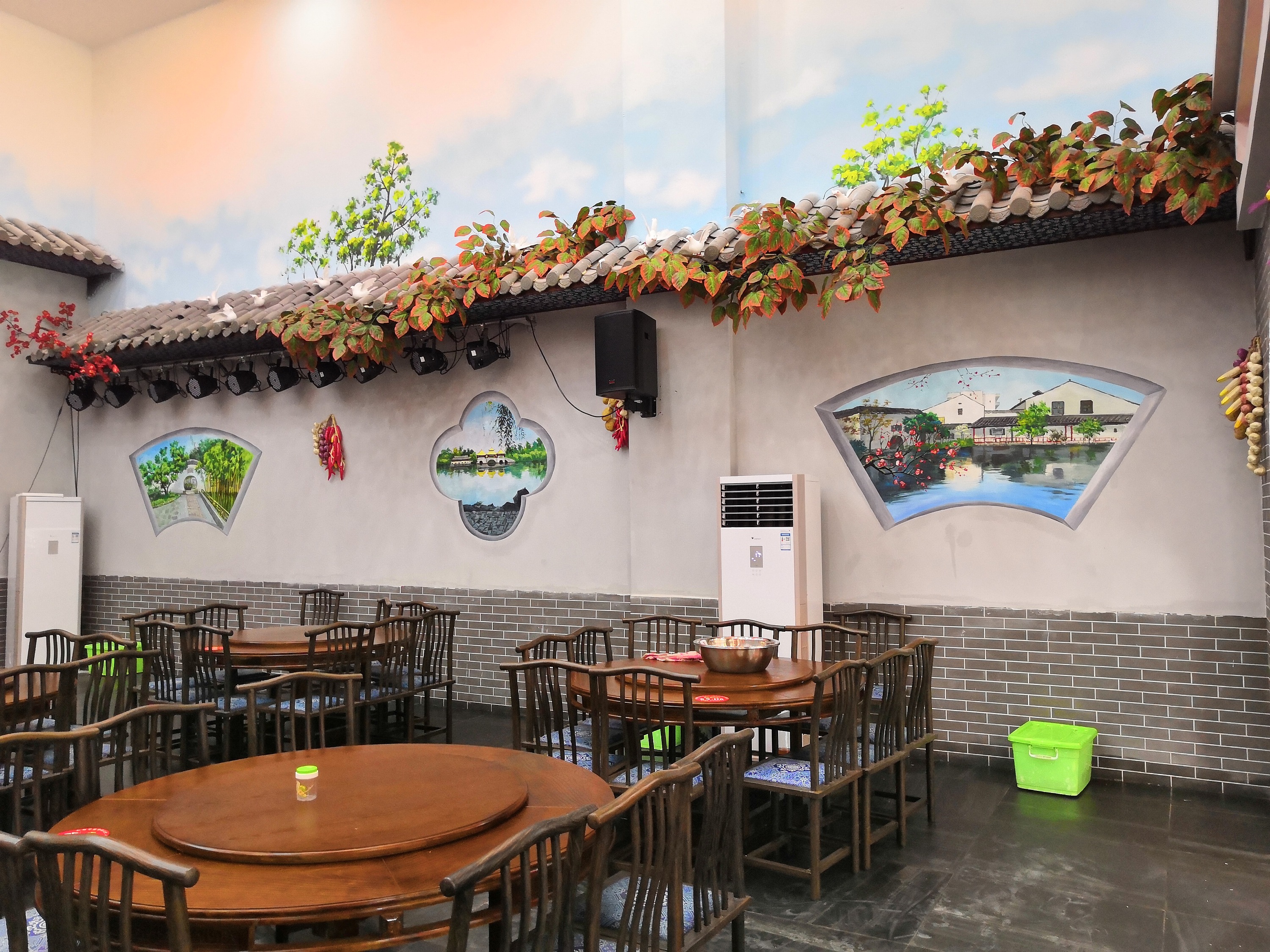 贵州黎平《红色记忆》时尚餐厅手绘|其他|墙绘/立体画|898墙绘 - 原创