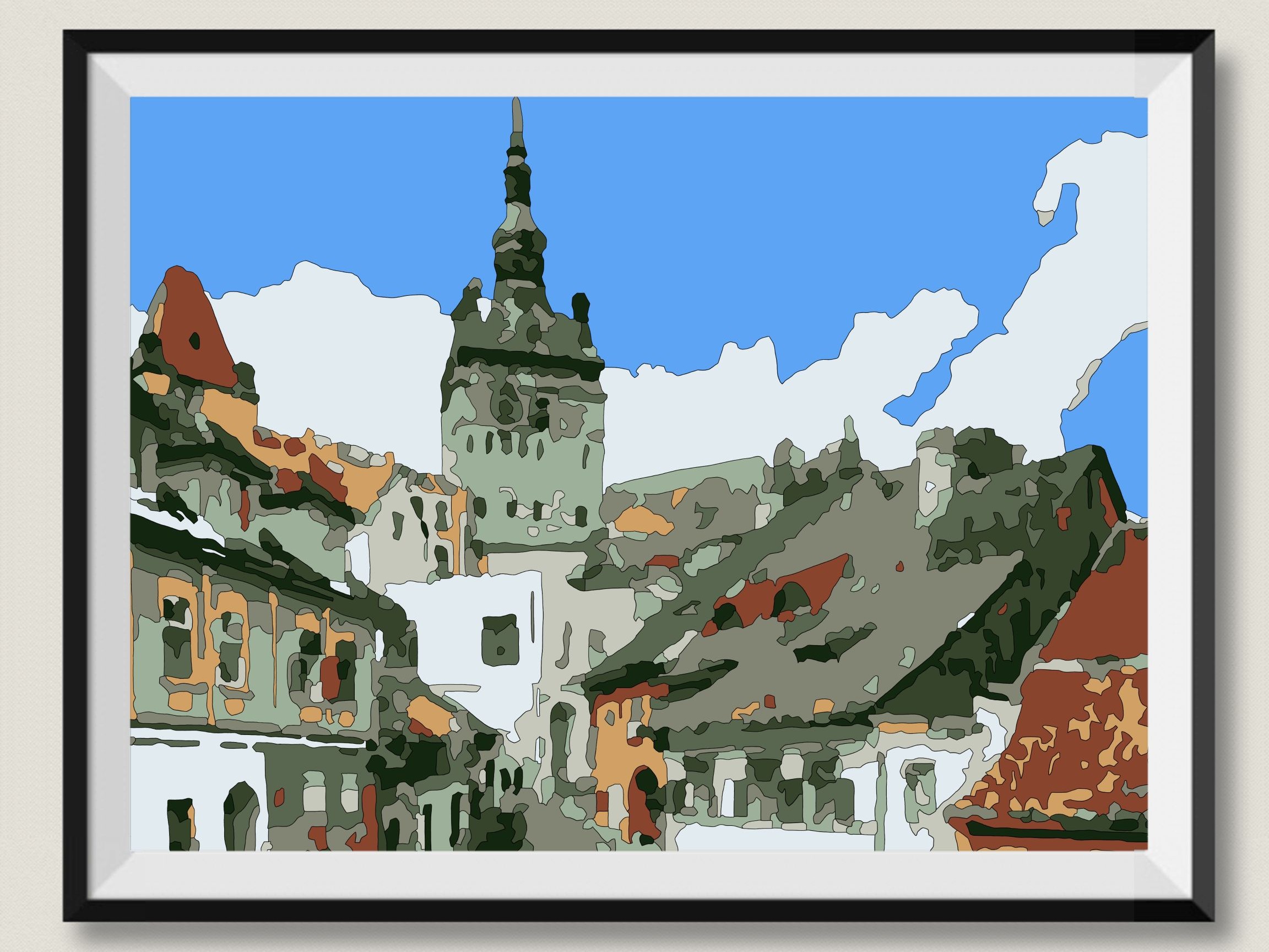 建筑_画家金子站酷ZCOOL