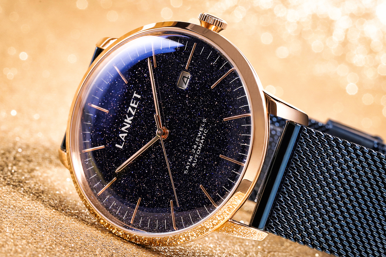 蓝砂石手表的图片和视频