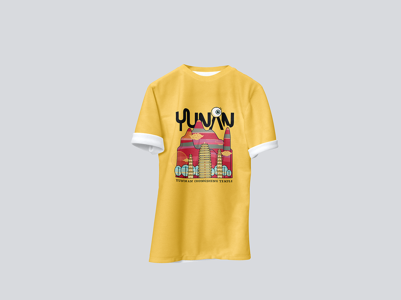 「YUNNAN」七彩崇圣寺（图ZMjEwNjE3ODIw） - 生活用品 - 站酷设计师diandiansa原创素材 - 站酷ZCOOL