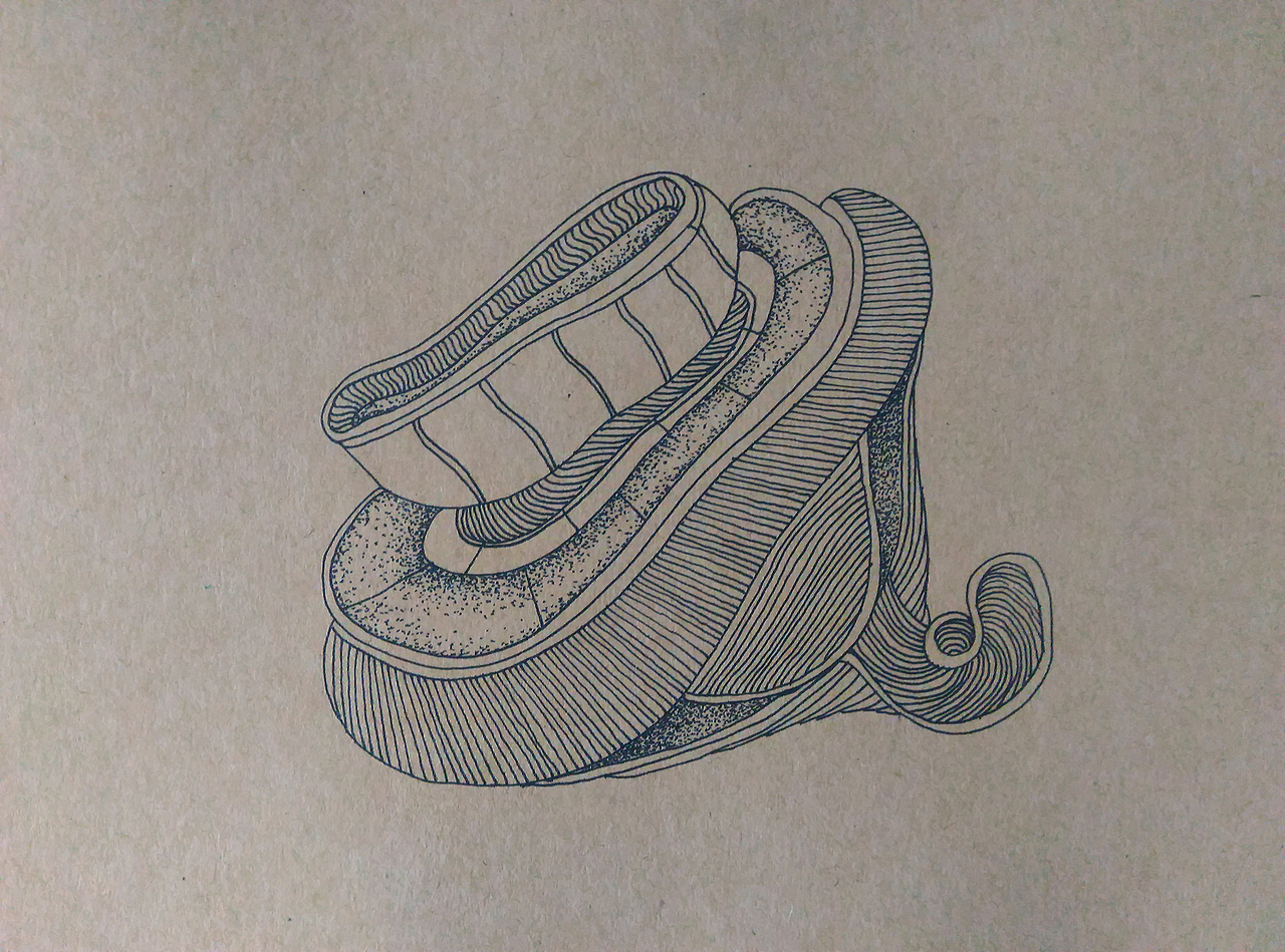 《此--流--深--伍》是对生活状态一种挖掘,通过多样的印象,使得笔与纸之间的痕迹无所追踪。