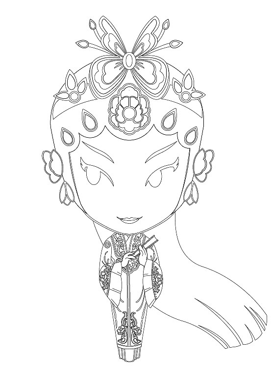 昆曲(应聘测试)|插画|商业插画|seek东 - 原创作品 - 站酷 (zcool)