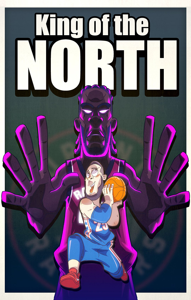 nba人物美式风格