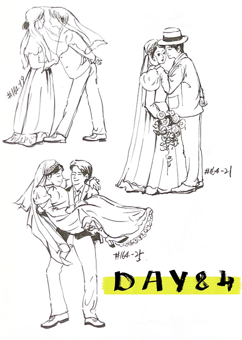 速写60天挑战第二次11月到12月（图ZMzMwMTc3OTY0） - 创作习作 - 站酷设计师易意Evelyn原创素材 - 站酷ZCOOL