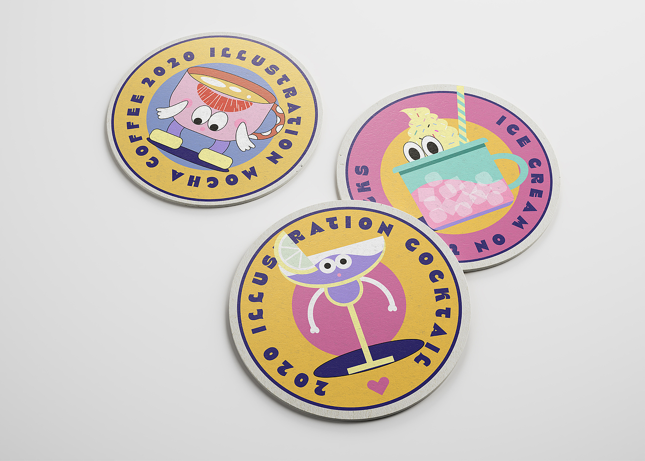 DOODLE 卡通线条插画 文创衍生商业插画合集