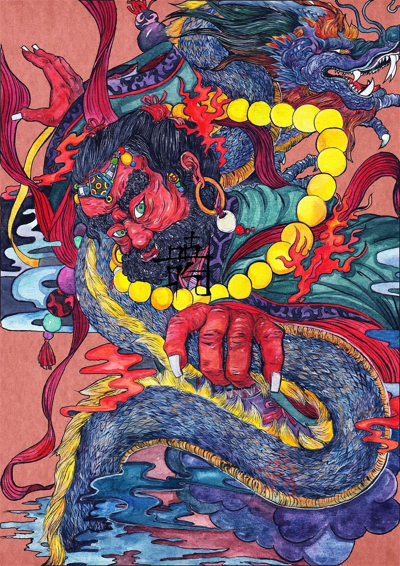 形骨奇特胡貌梵相这个降龙罗汉有点酷