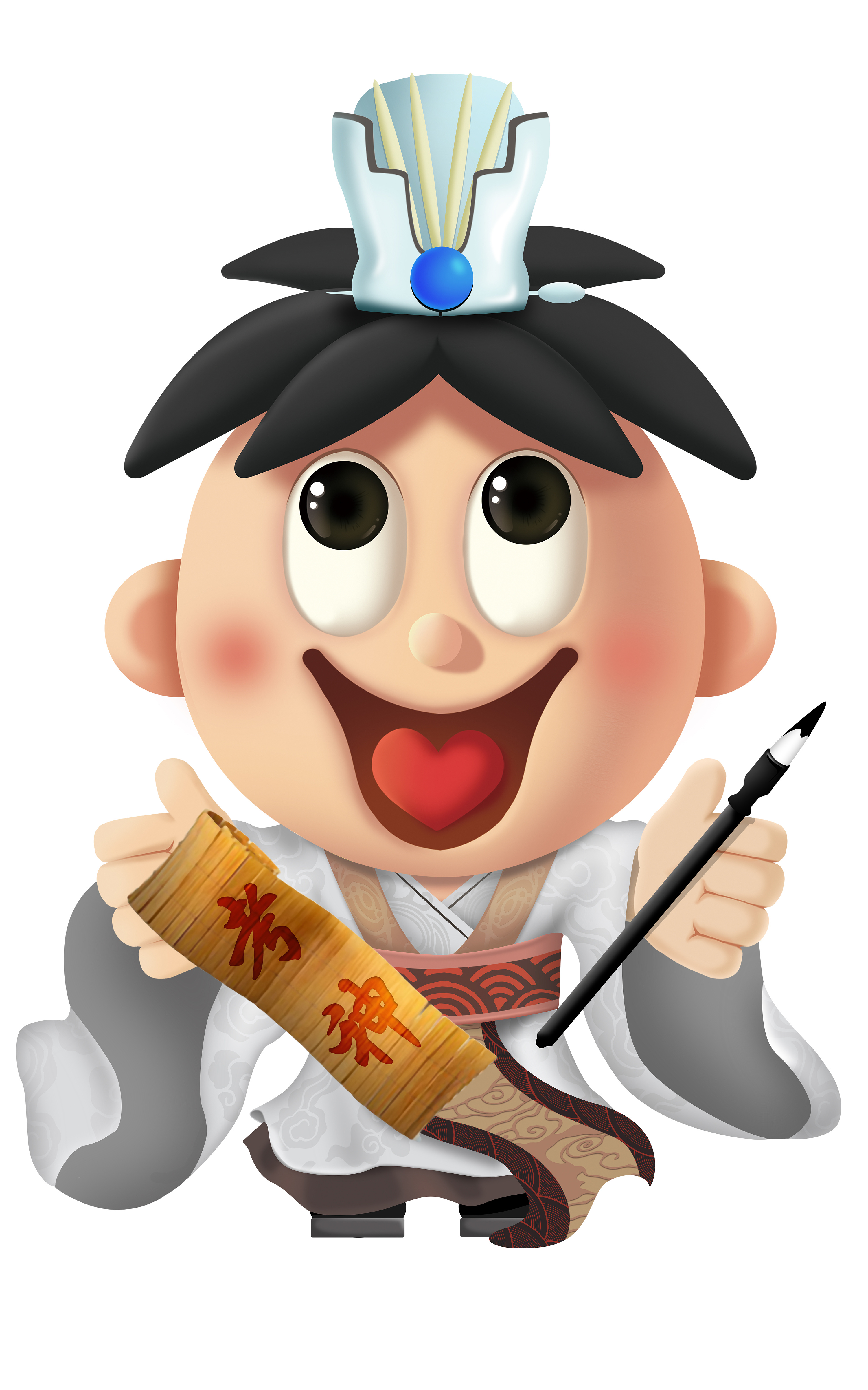 手绘旺仔大合集ps绘制